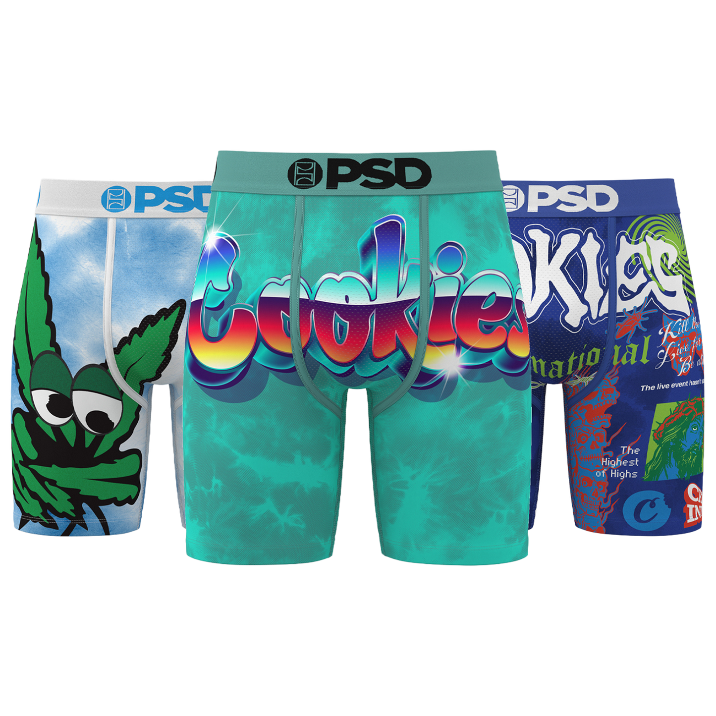 PSD Cookies High Underwear 3 Pack - Men's - Multi/Multi