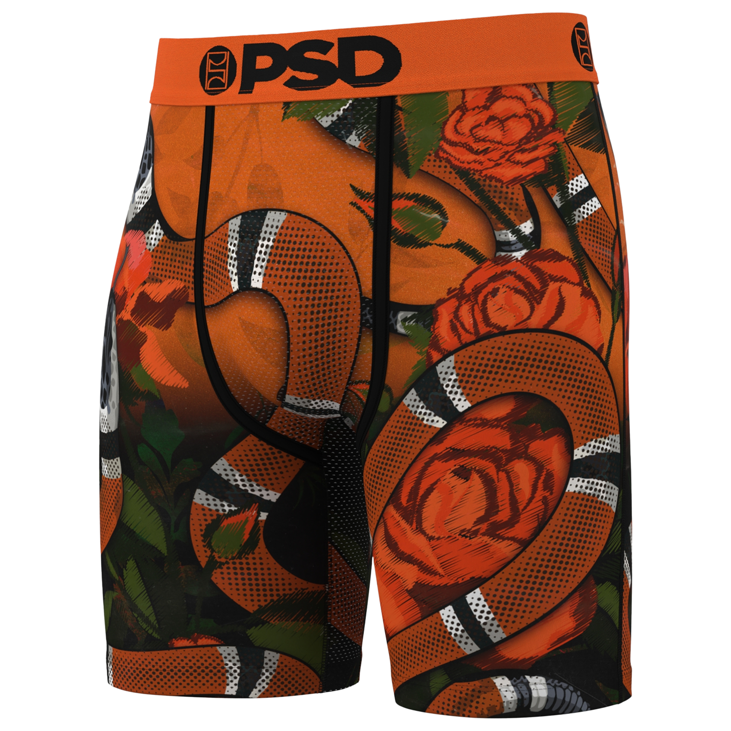 PSD WF 3PK Shattered Backboard Underwear - Men's - Orange/Black
