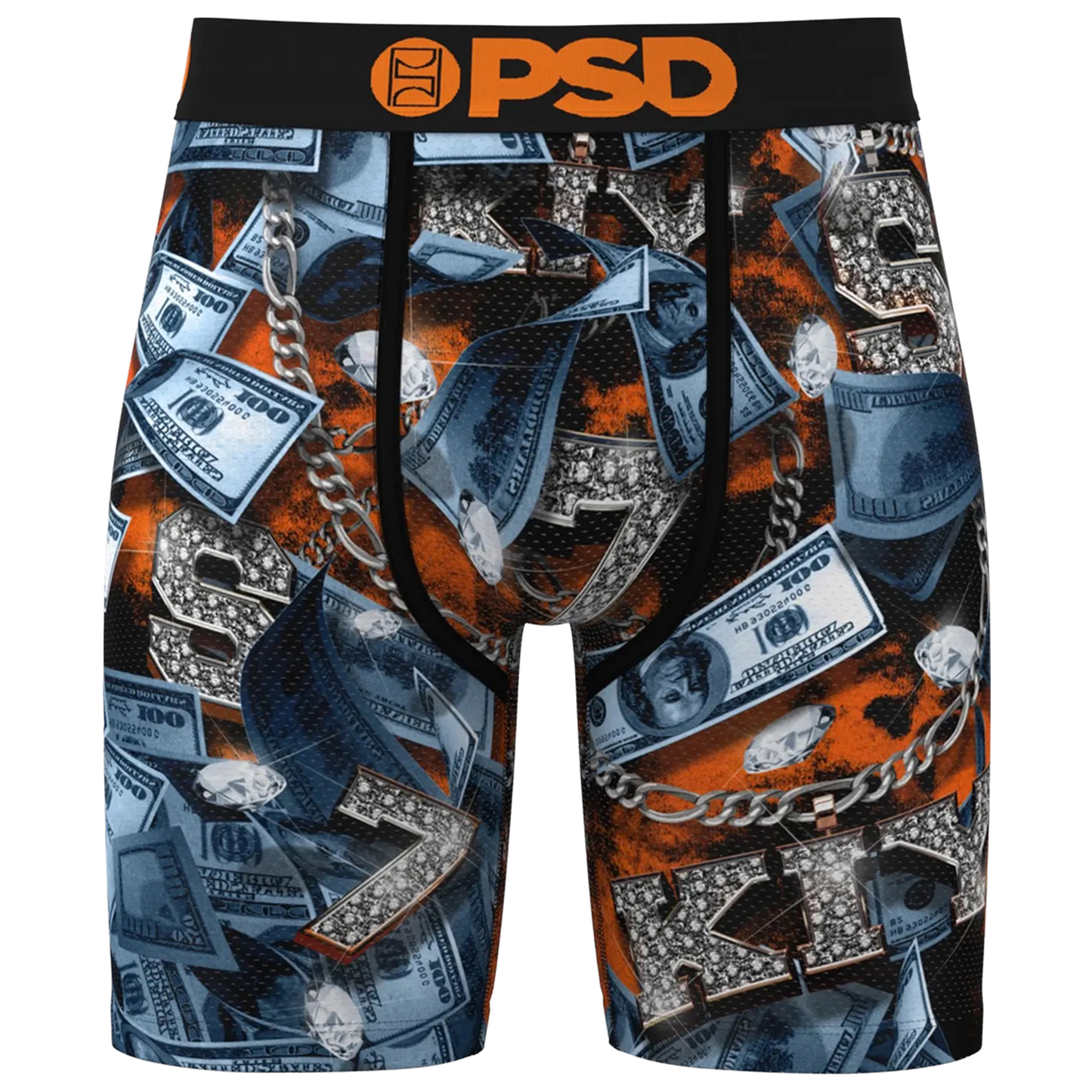PSD Graphic Briefs - Men's - Black/Red/Blue