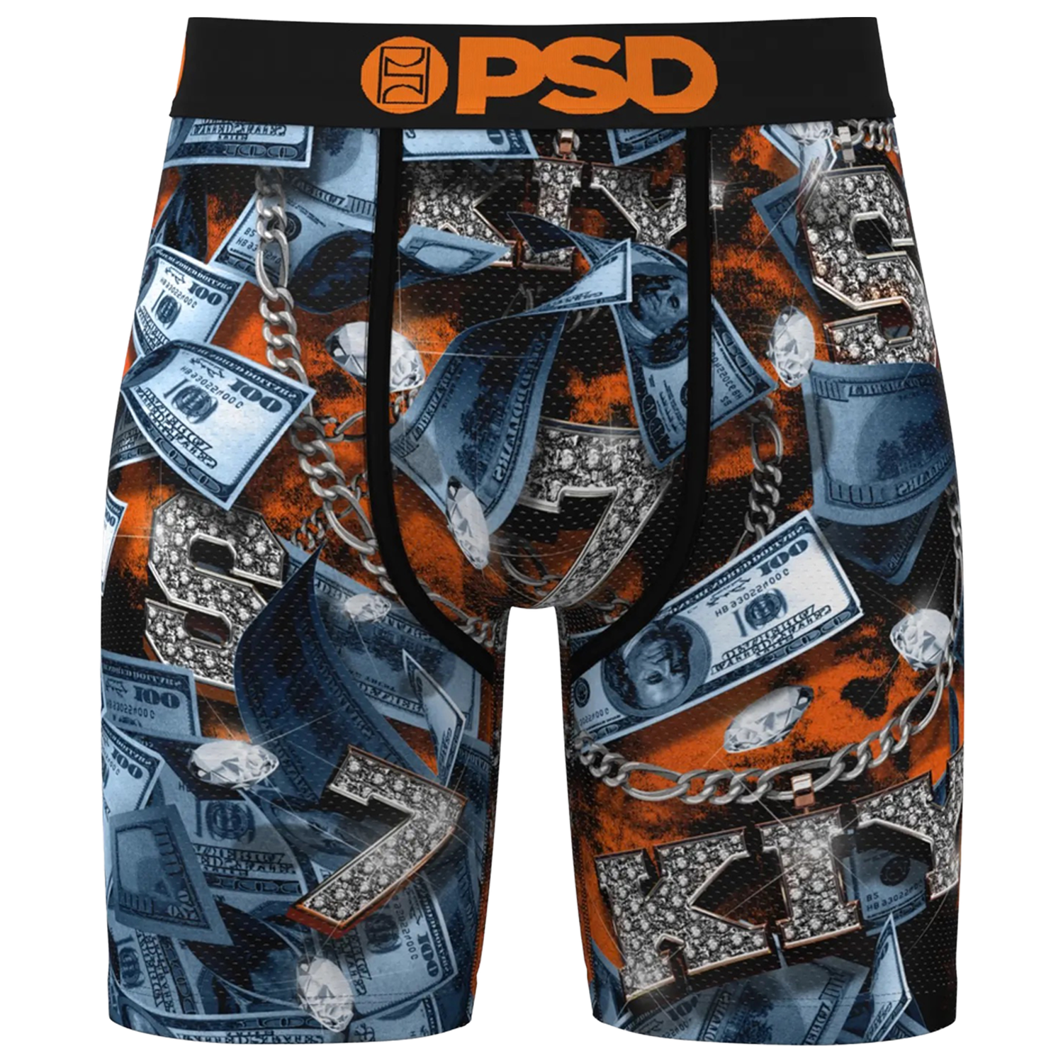PSD Graphic Briefs - Men's - Black/Red/Blue