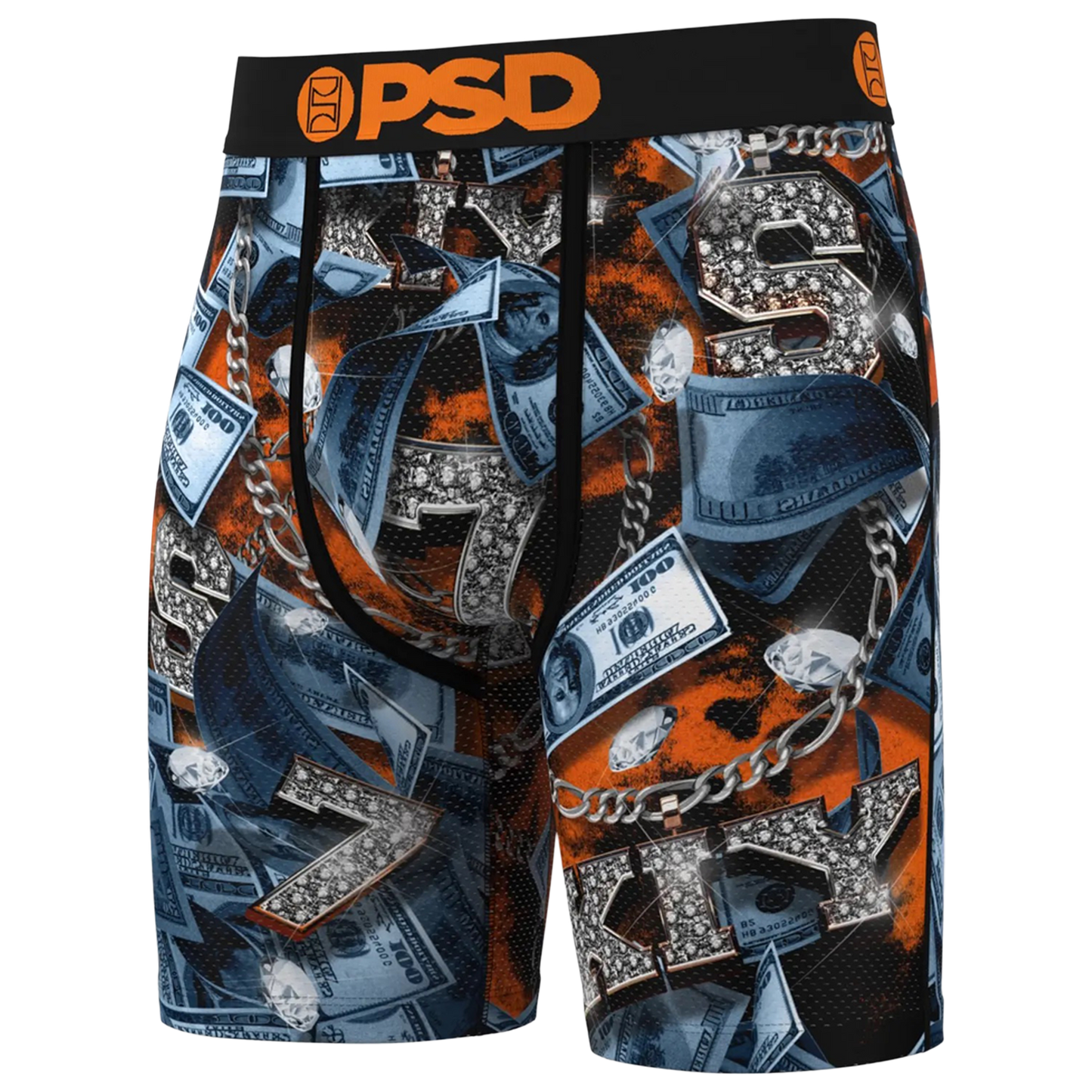 PSD Graphic Briefs - Men's - Black/Red/Blue
