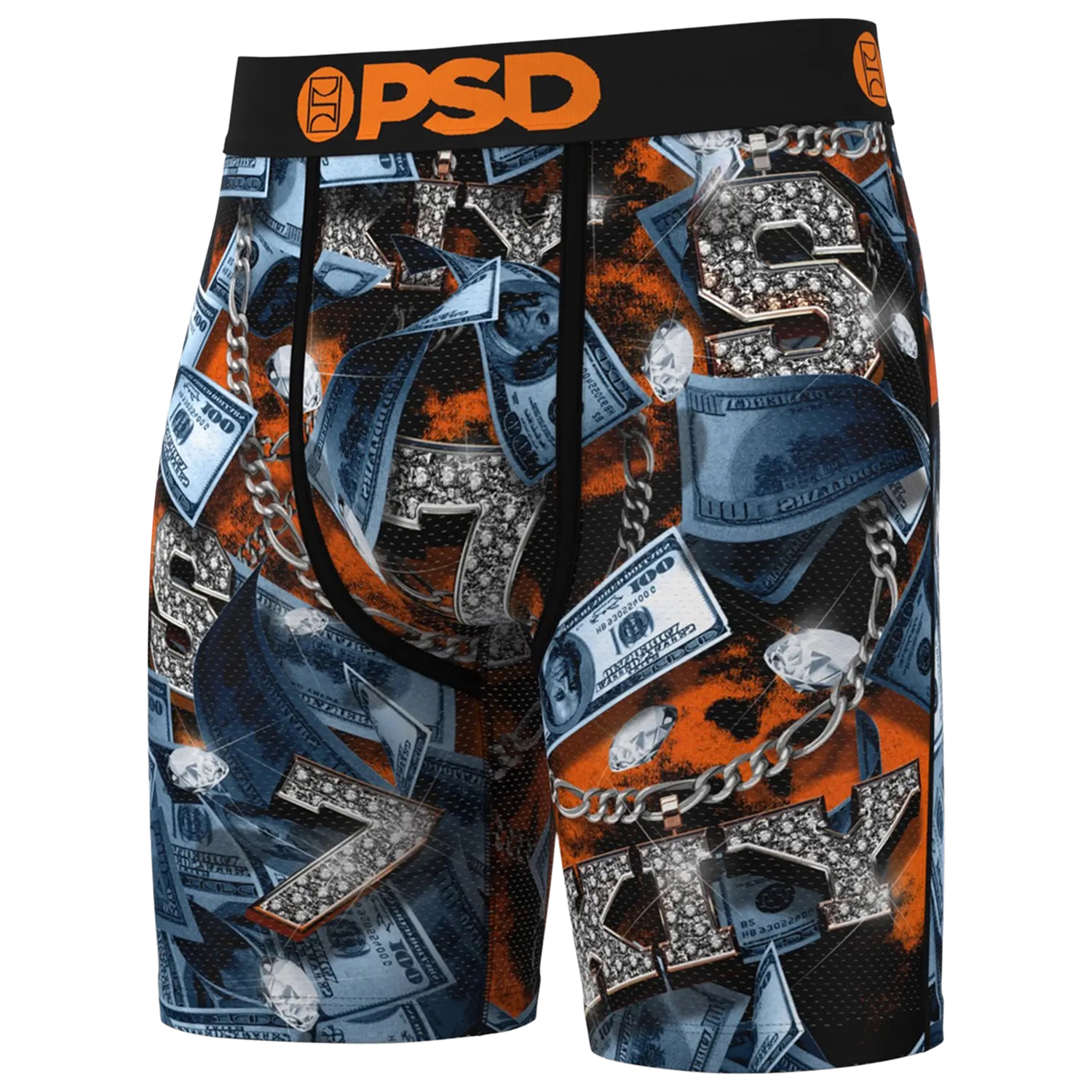 PSD Graphic Briefs - Men's - Black/Red/Blue