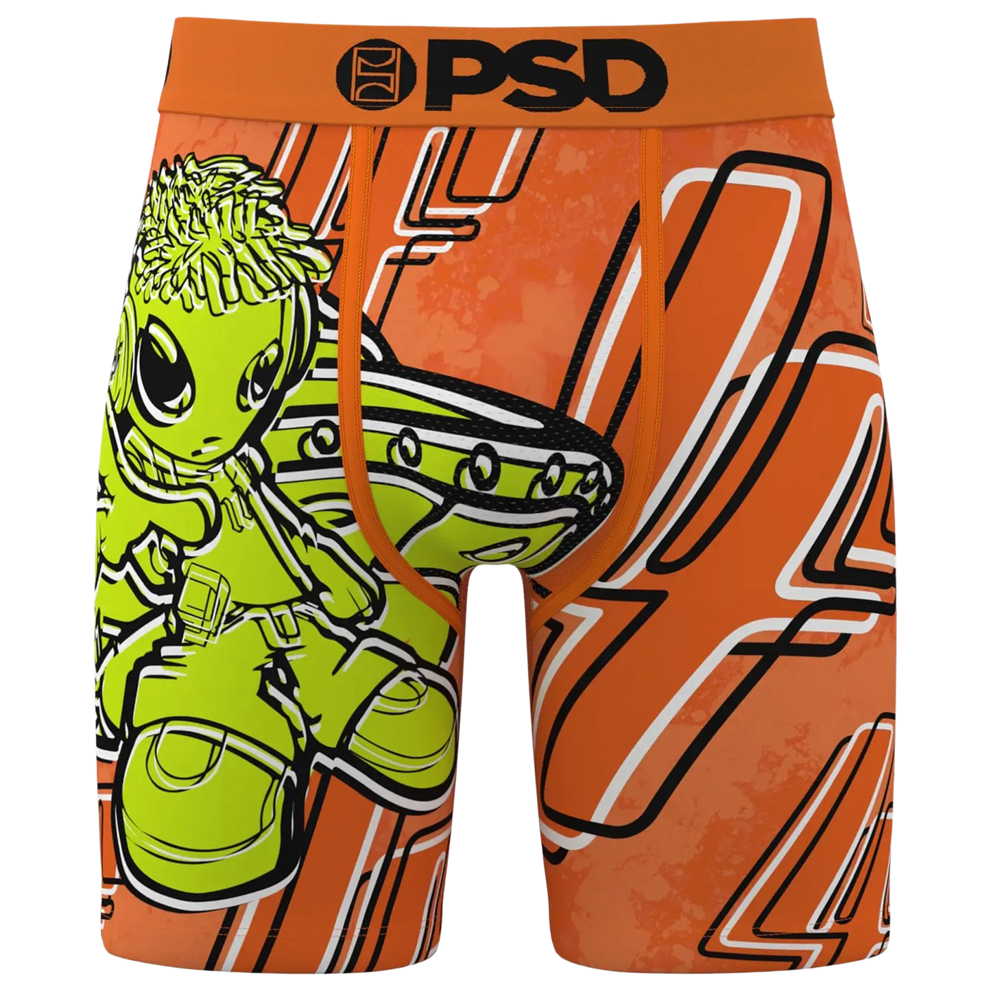 PSD LaFrance Alien Boxer Briefs - Men's - Orange/Green