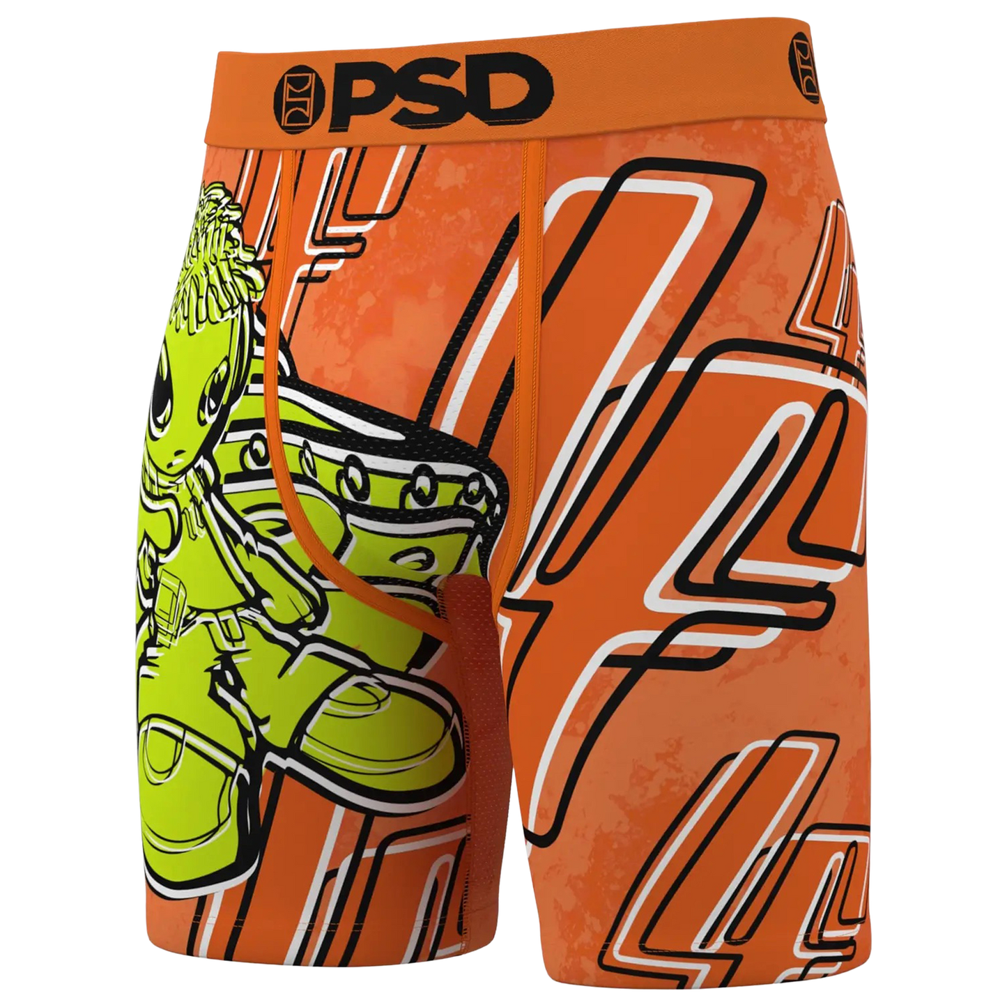PSD LaFrance Alien Boxer Briefs - Men's - Orange/Green