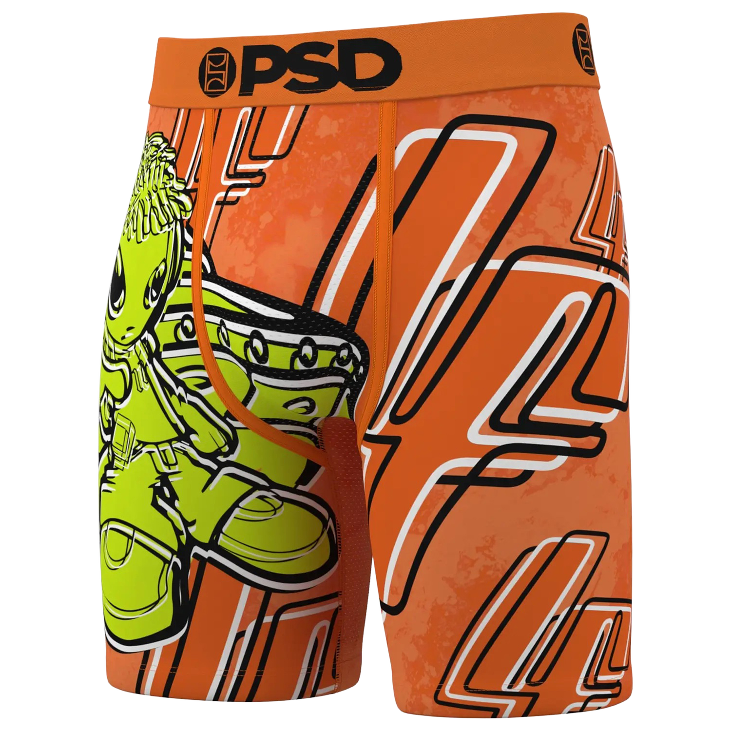 PSD LaFrance Alien Boxer Briefs - Men's - Orange/Green