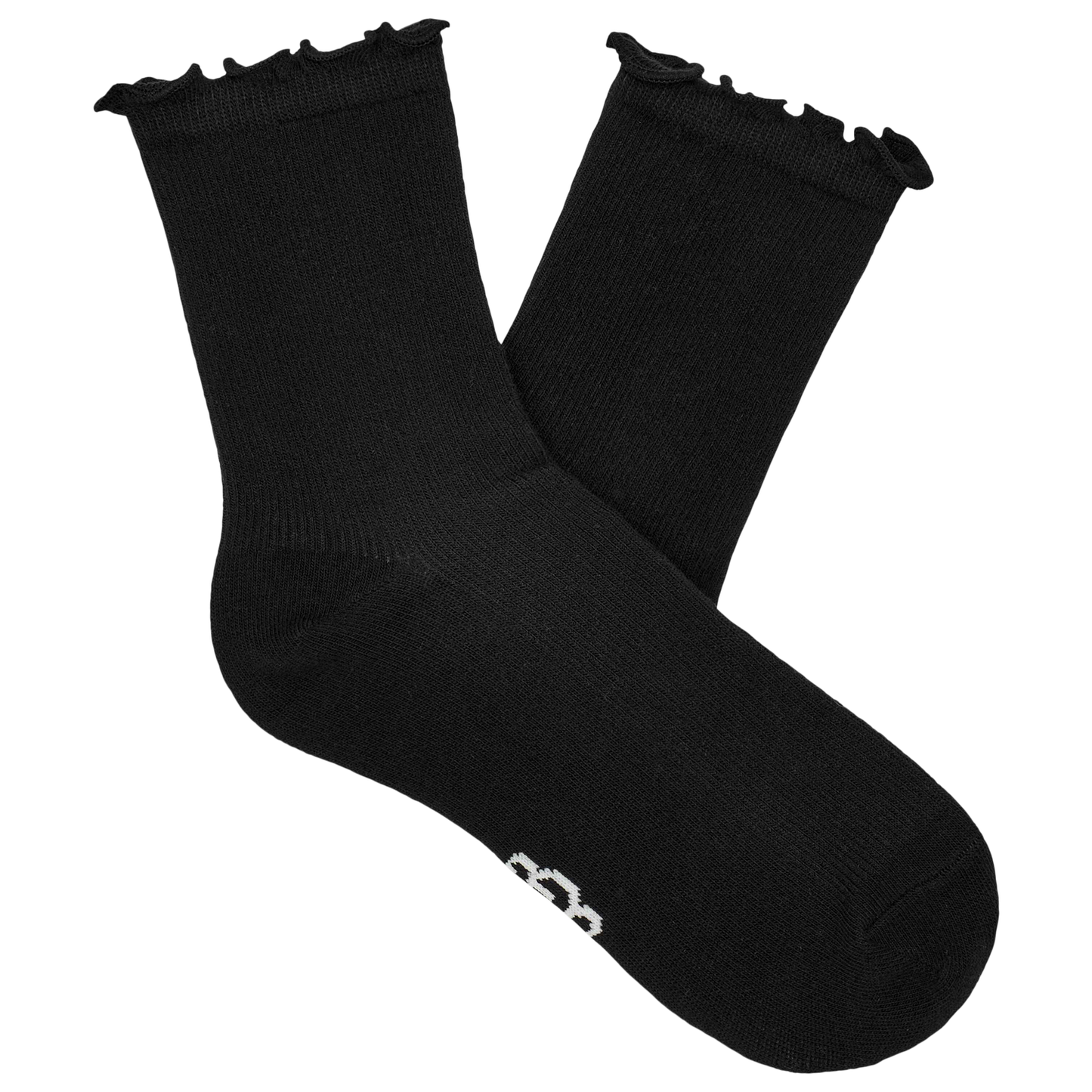 UGG Karsyn Lettuce Edge Sock - Women's - Black
