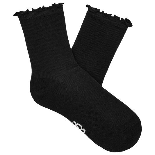 UGG Karsyn Lettuce Edge Sock - Women's - Black