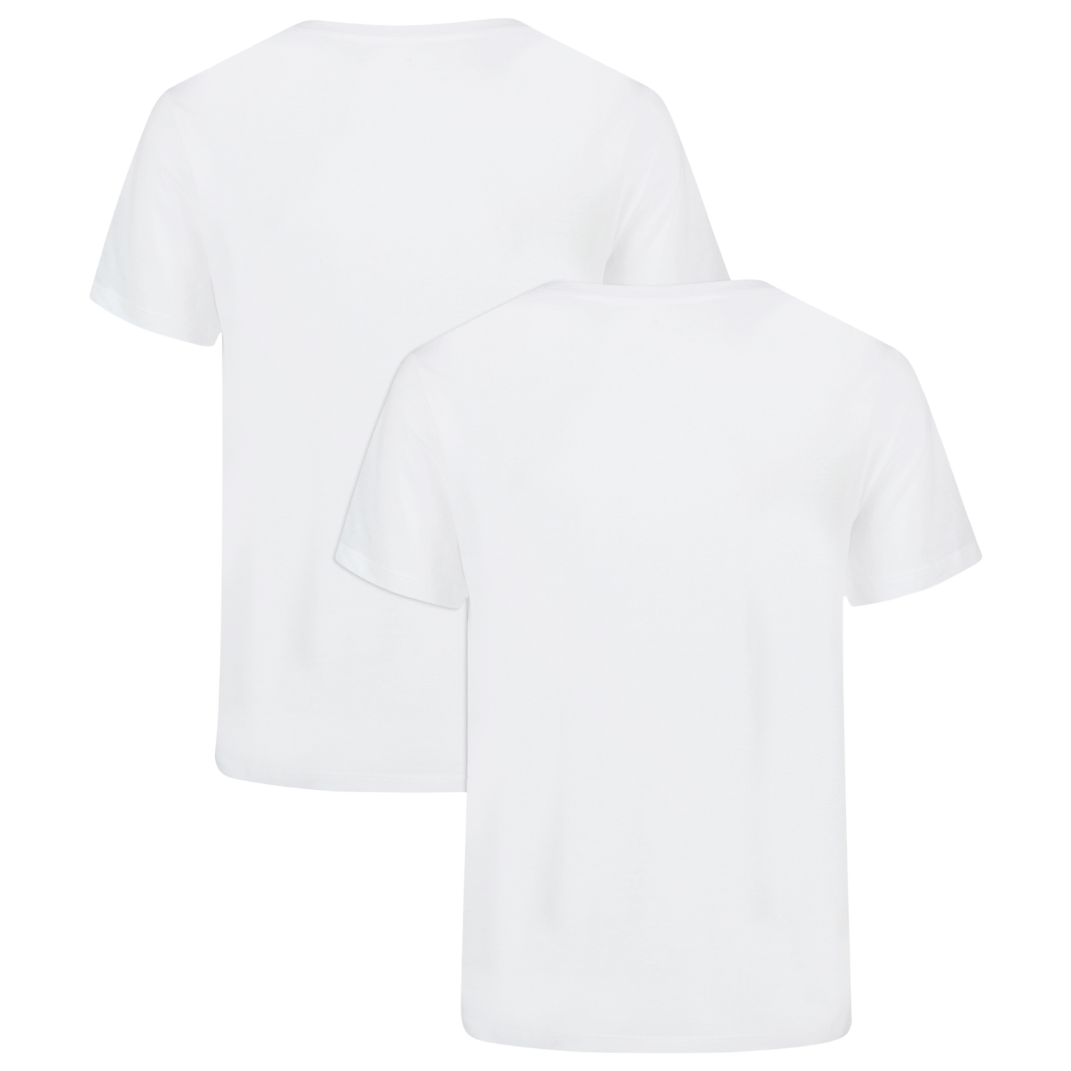 Under Armour Performance Cotton Crew Neck 2PK - Men's - White/White/White