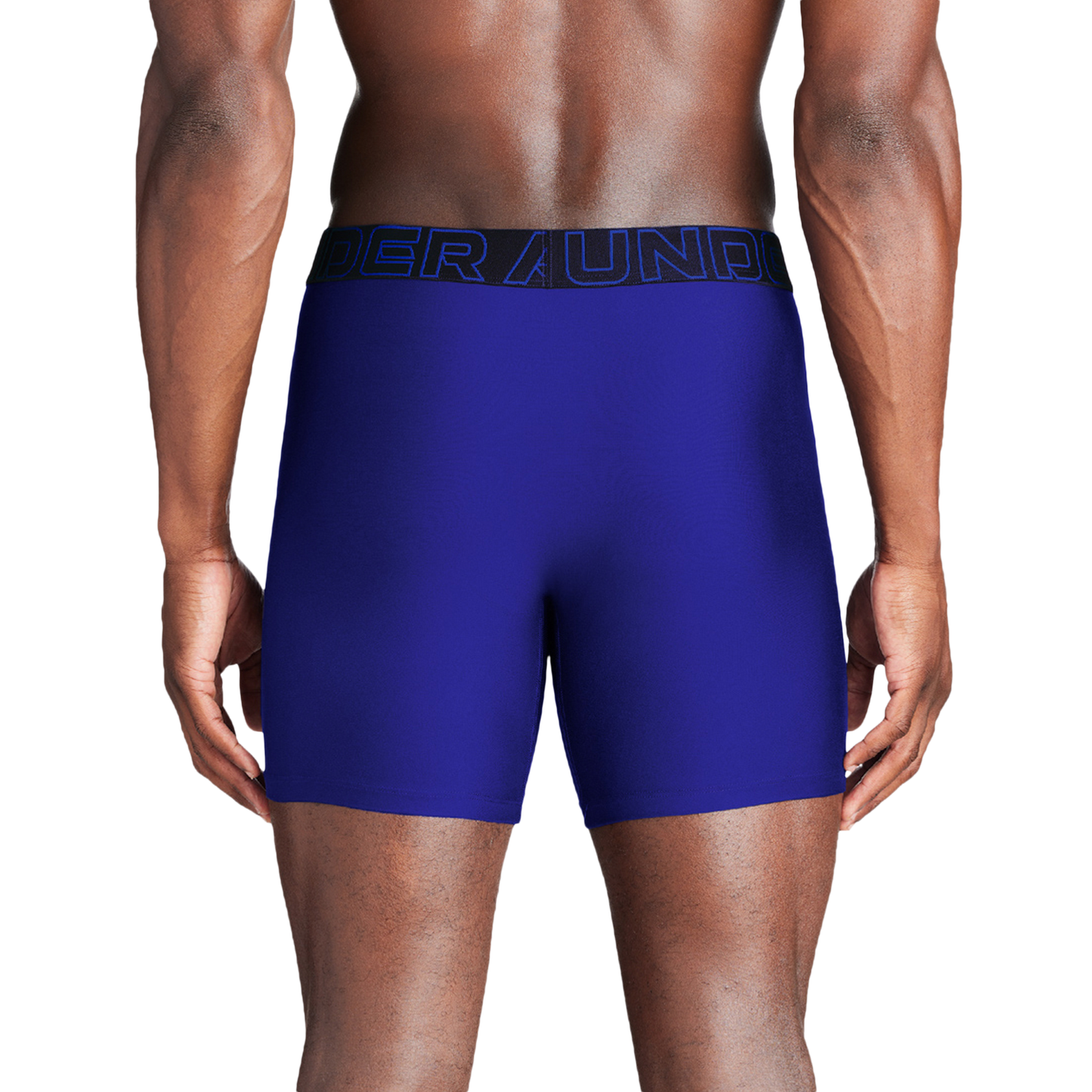 Under Armour Performance Tech Boxer Brief- Solid 6 IN 3PK - Men's - Royal/Steel/Midnight Navy