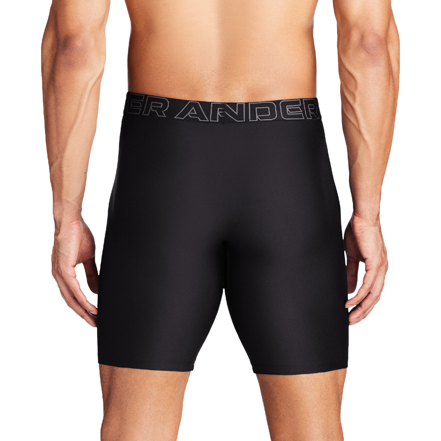 Under Armour Performance Tech Boxer Brief- Solid 9 IN 3PK - Men's - Black/Black/Black