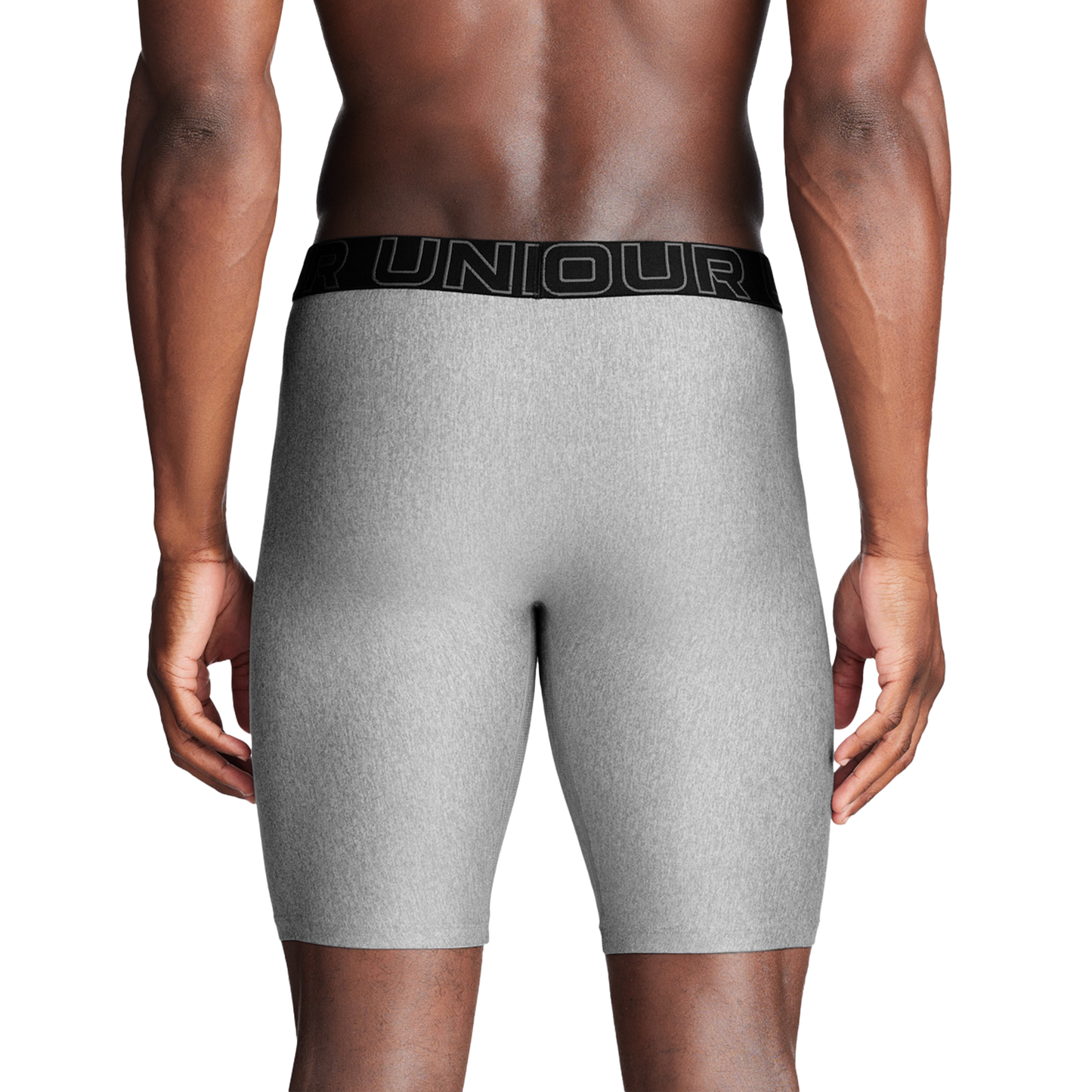 Under Armour Performance Tech Boxer Brief- Solid 9 IN 3PK - Men's - Castlerock/Steel/Black