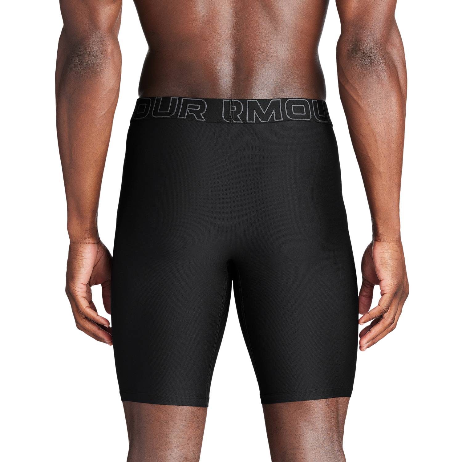 Under Armour Performance Tech Mesh Boxer Brief- Solid 9IN 3PK - Men's - Black/Black/Black