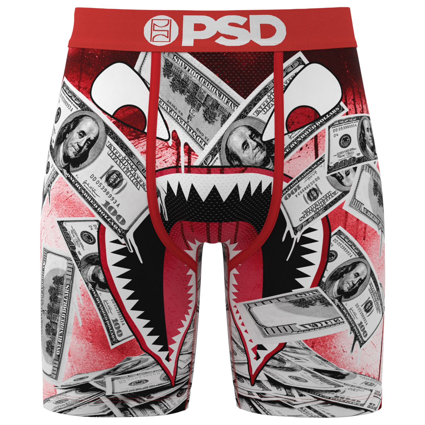 PSD Graphic Briefs - Men's - Red/Black/White