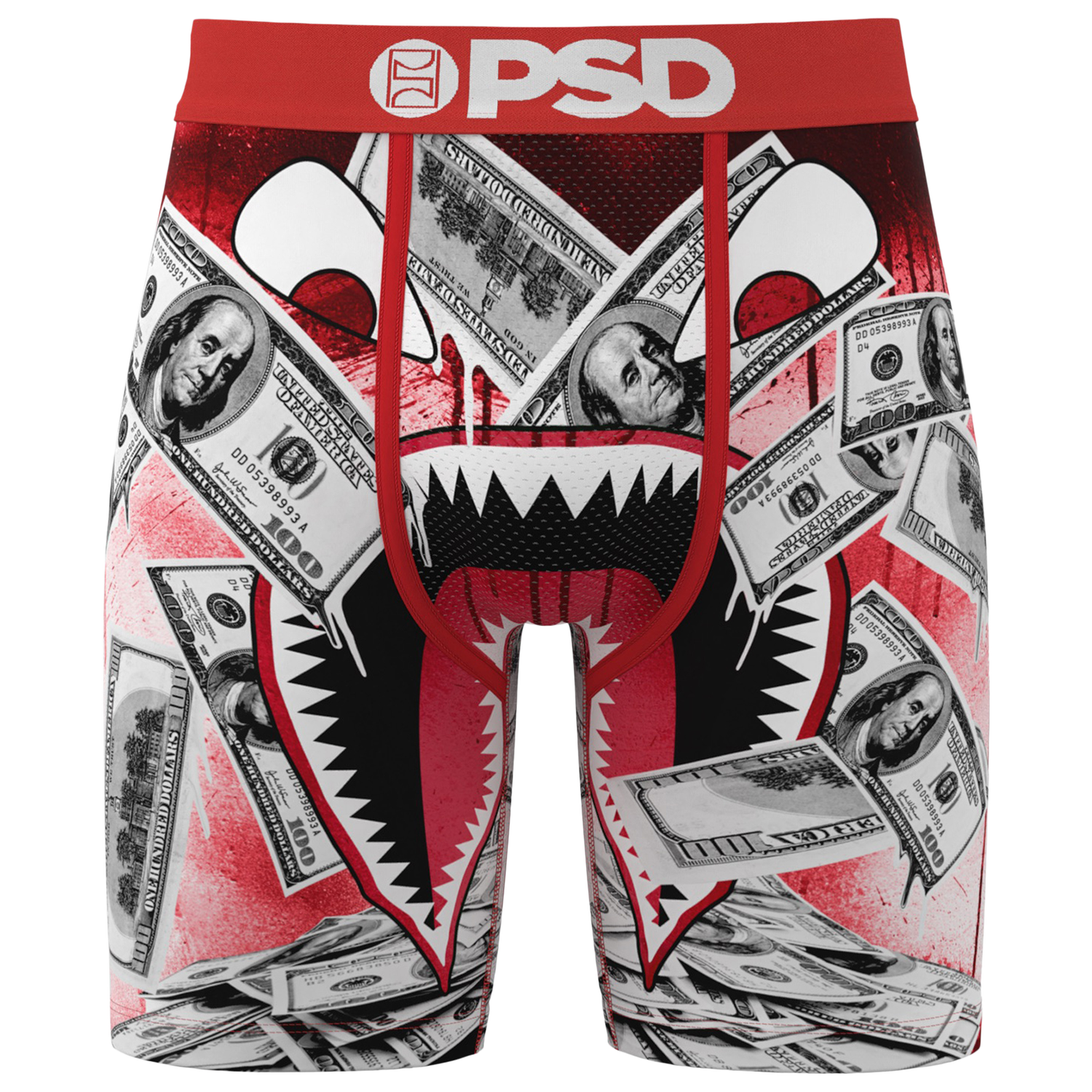 PSD Graphic Briefs - Men's - Red/Black/White