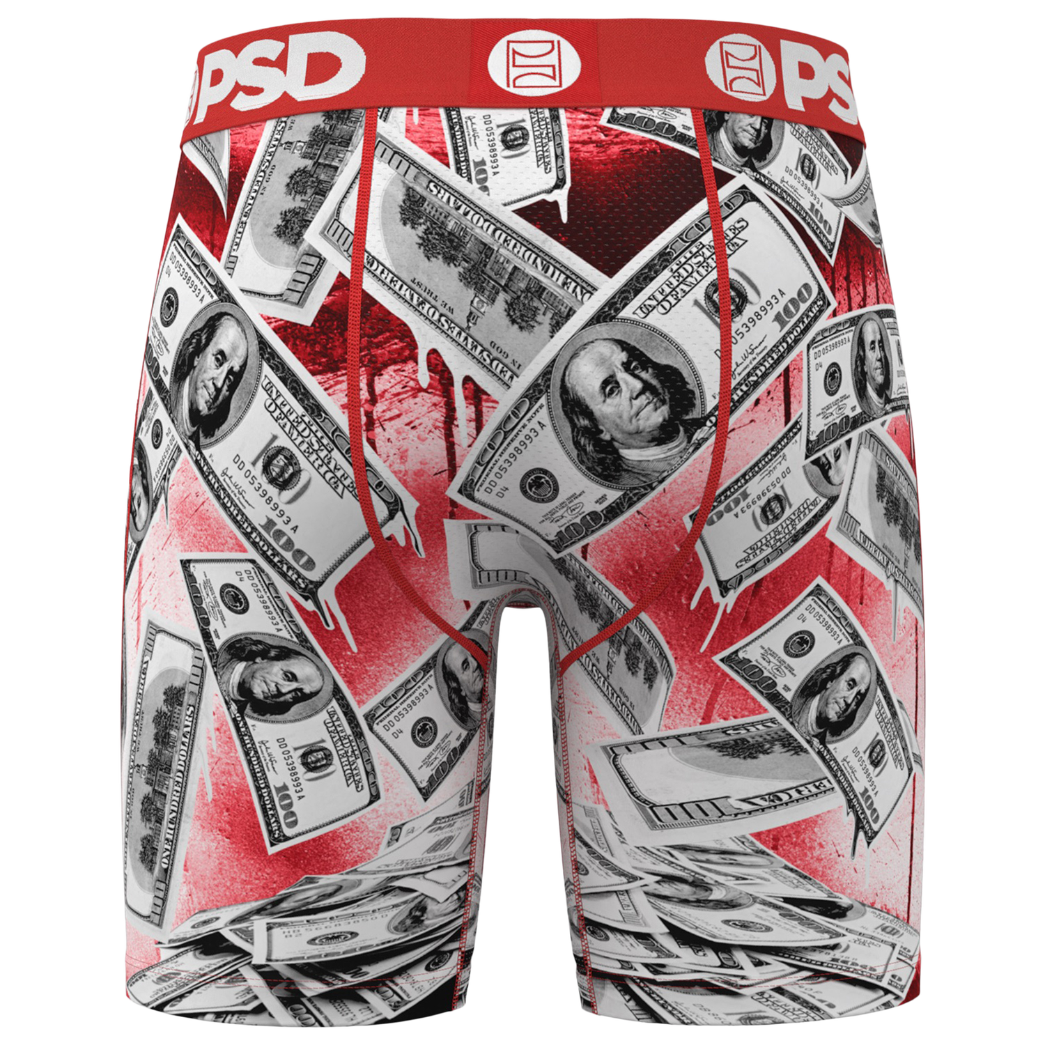 PSD Graphic Briefs - Men's - Red/Black/White