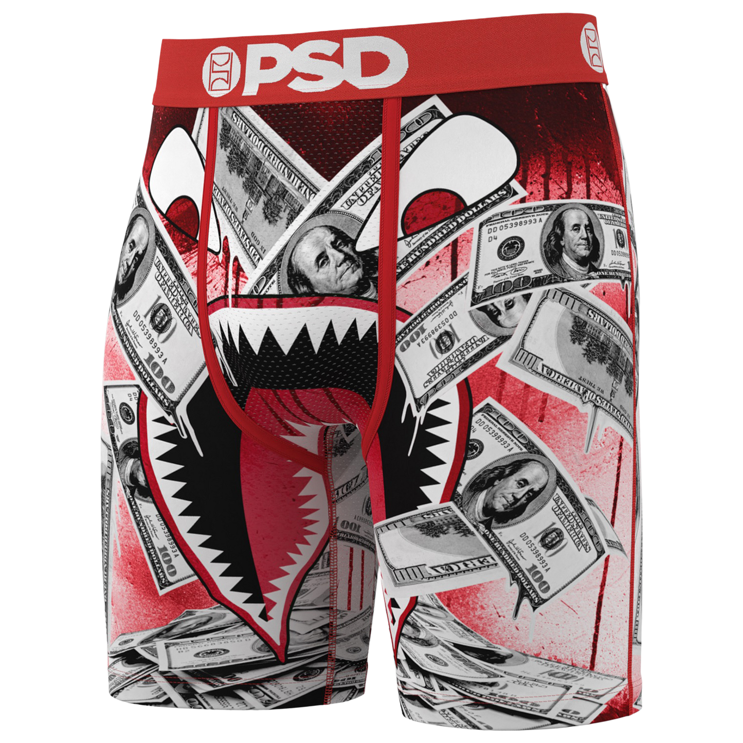 PSD Graphic Briefs - Men's - Red/Black/White