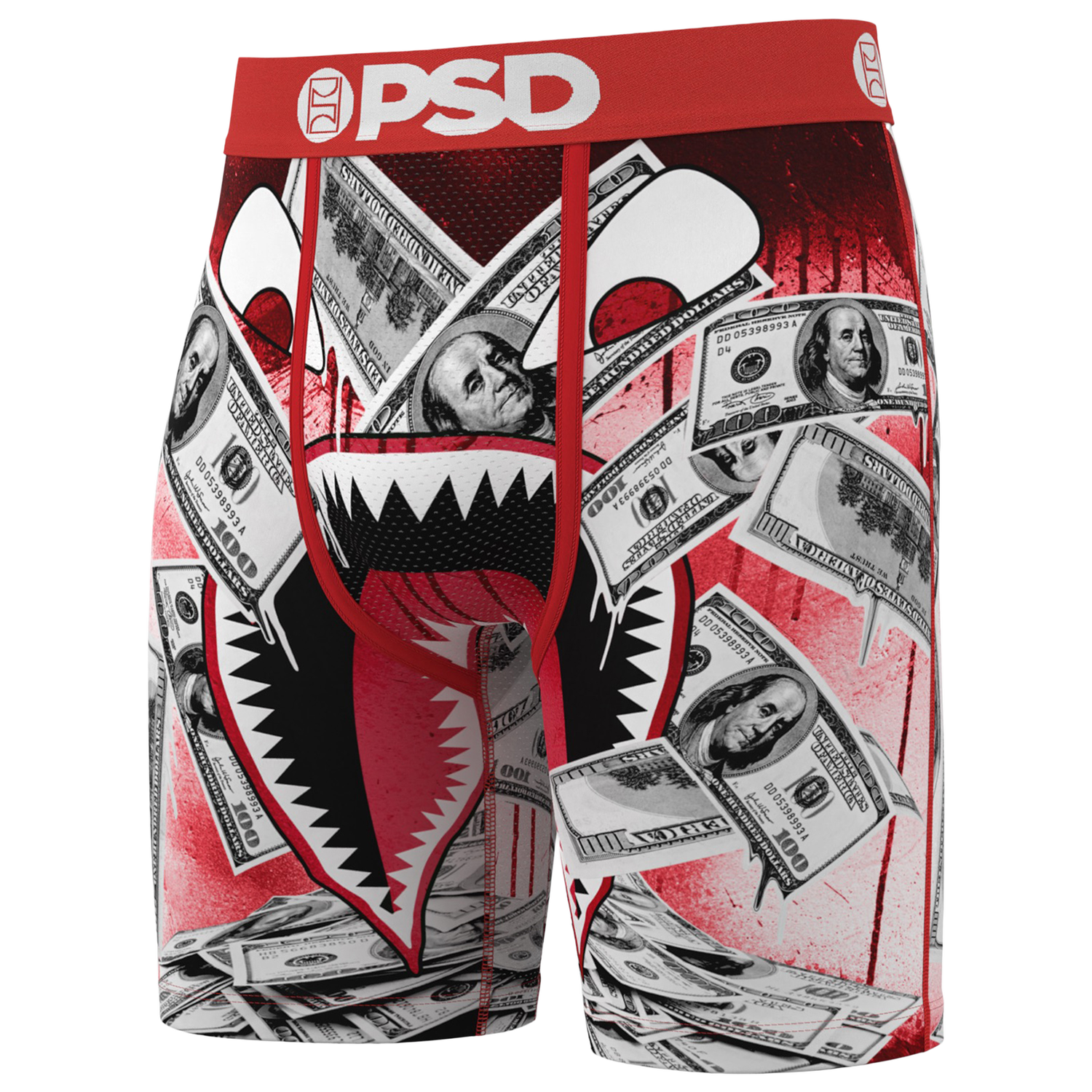 PSD Graphic Briefs - Men's - Red/Black/White