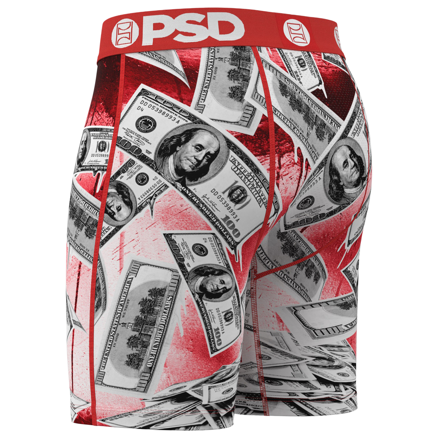 PSD Graphic Briefs - Men's - Red/Black/White