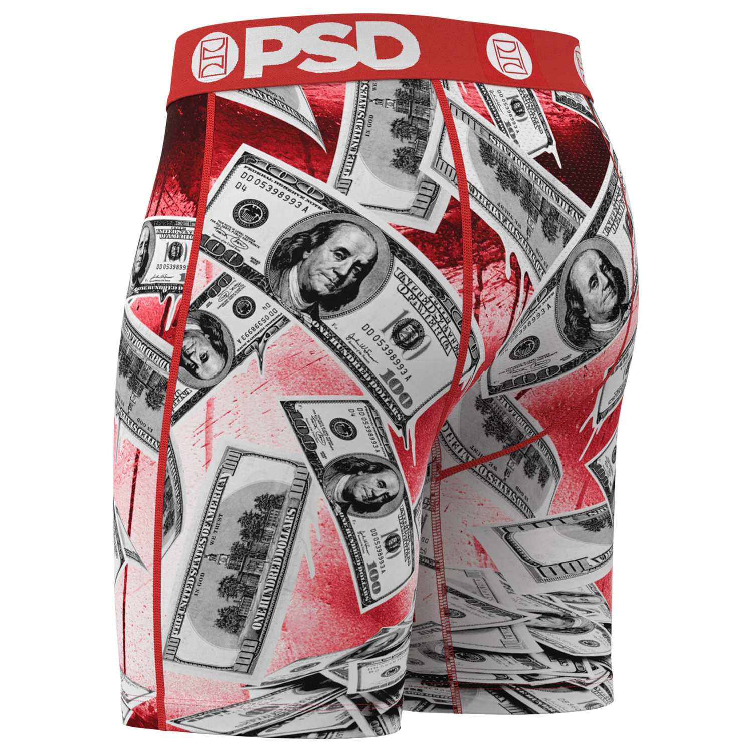 PSD Graphic Briefs - Men's - Red/Black/White