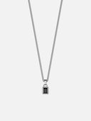 MIDNIGHT GEMSTONE CHAIN | Silver