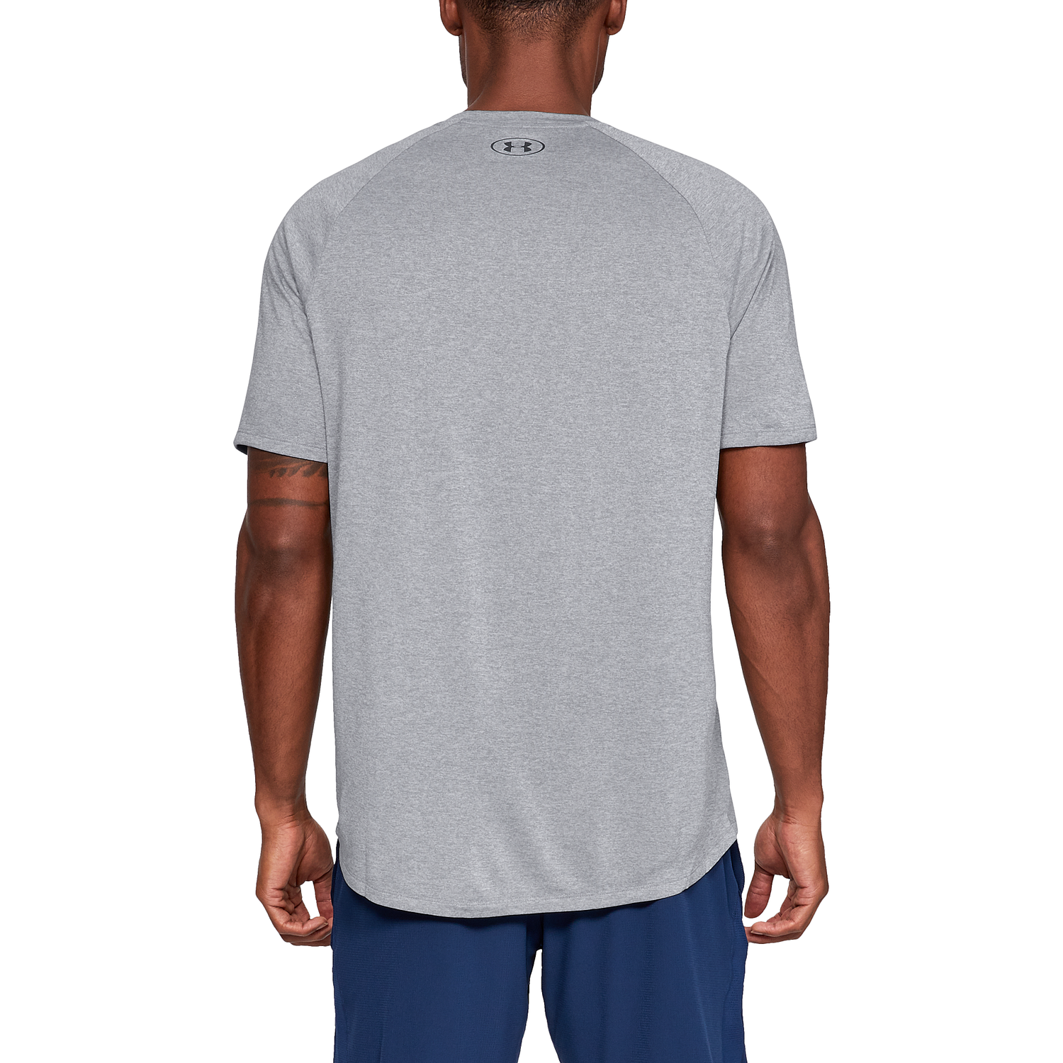 Under Armour Tech 2.0 Short Sleeve T-Shirt - Men's - Steel Light Heather/Black