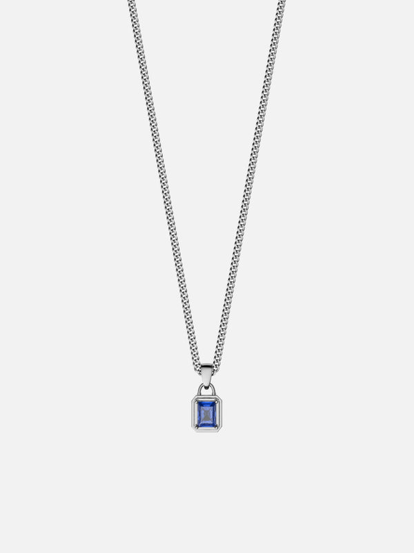 OCEAN GEMSTONE CHAIN | Silver