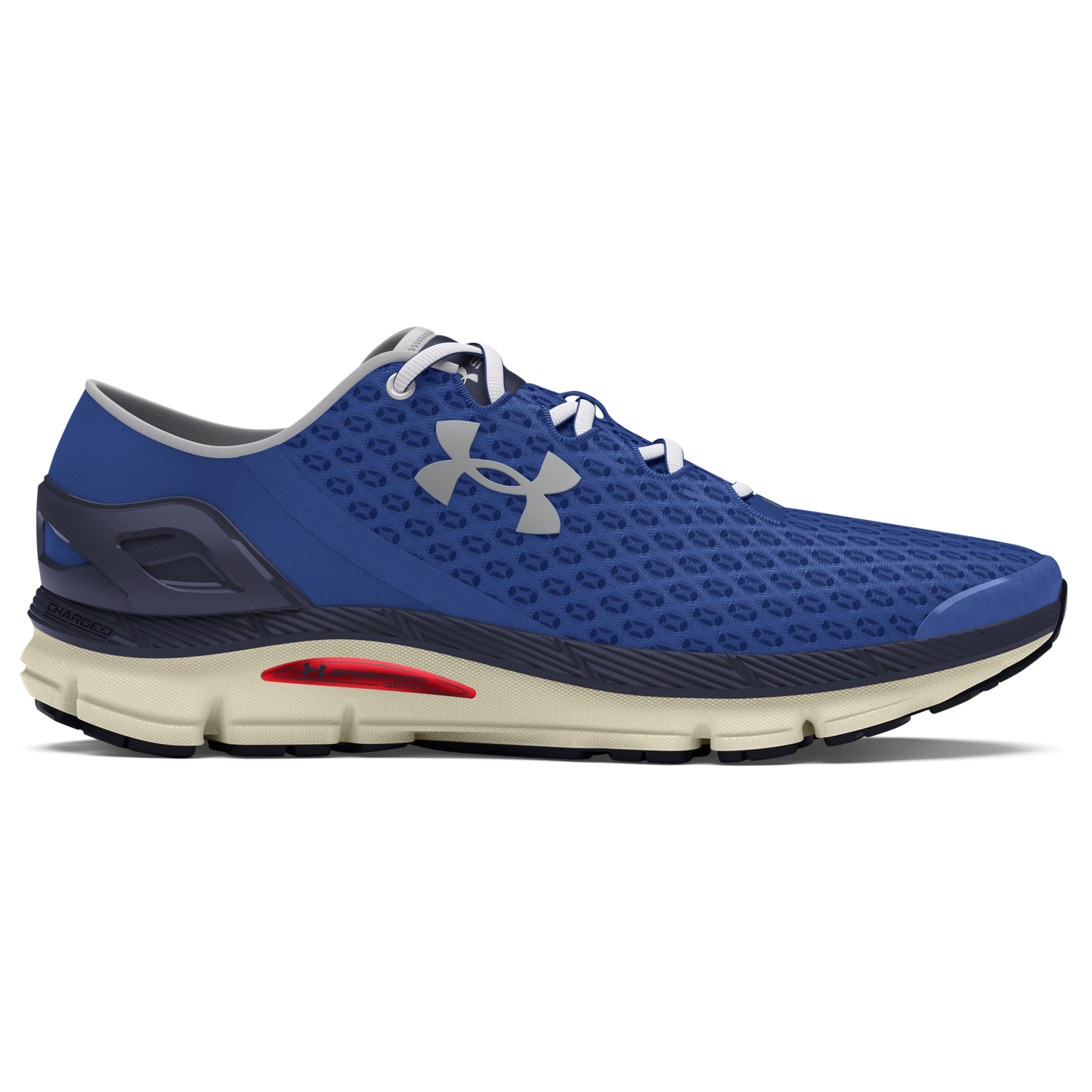Under Armour Speedform Gemini - Men's - Tech Blue/Midnight Navy/Metallic Silver