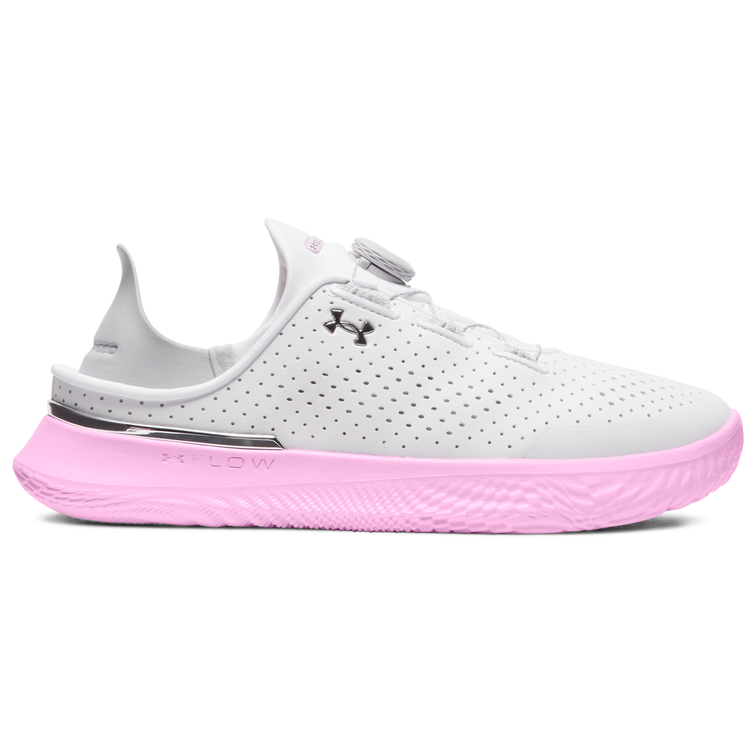 Under Armour Slipspeed Trainer - Men's - White/Stellar Pink/Metallic Silver