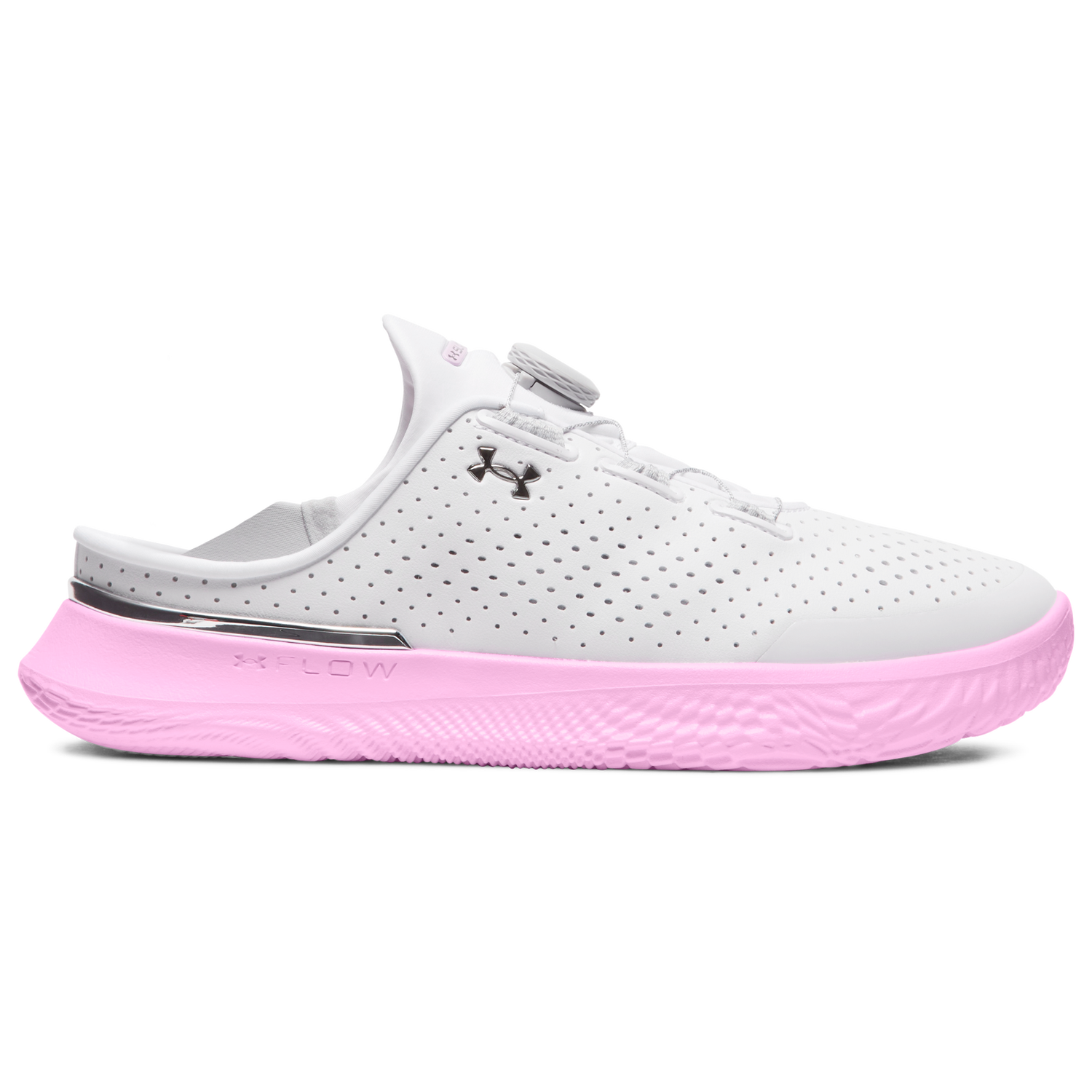 Under Armour Slipspeed Trainer - Men's - White/Stellar Pink/Metallic Silver