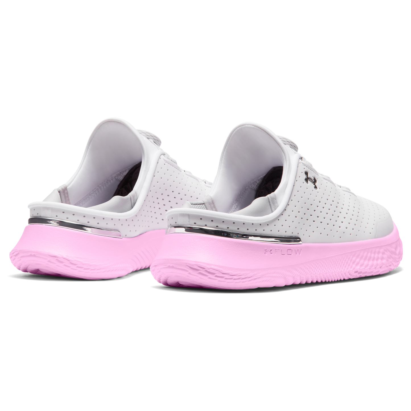Under Armour Slipspeed Trainer - Men's - White/Stellar Pink/Metallic Silver