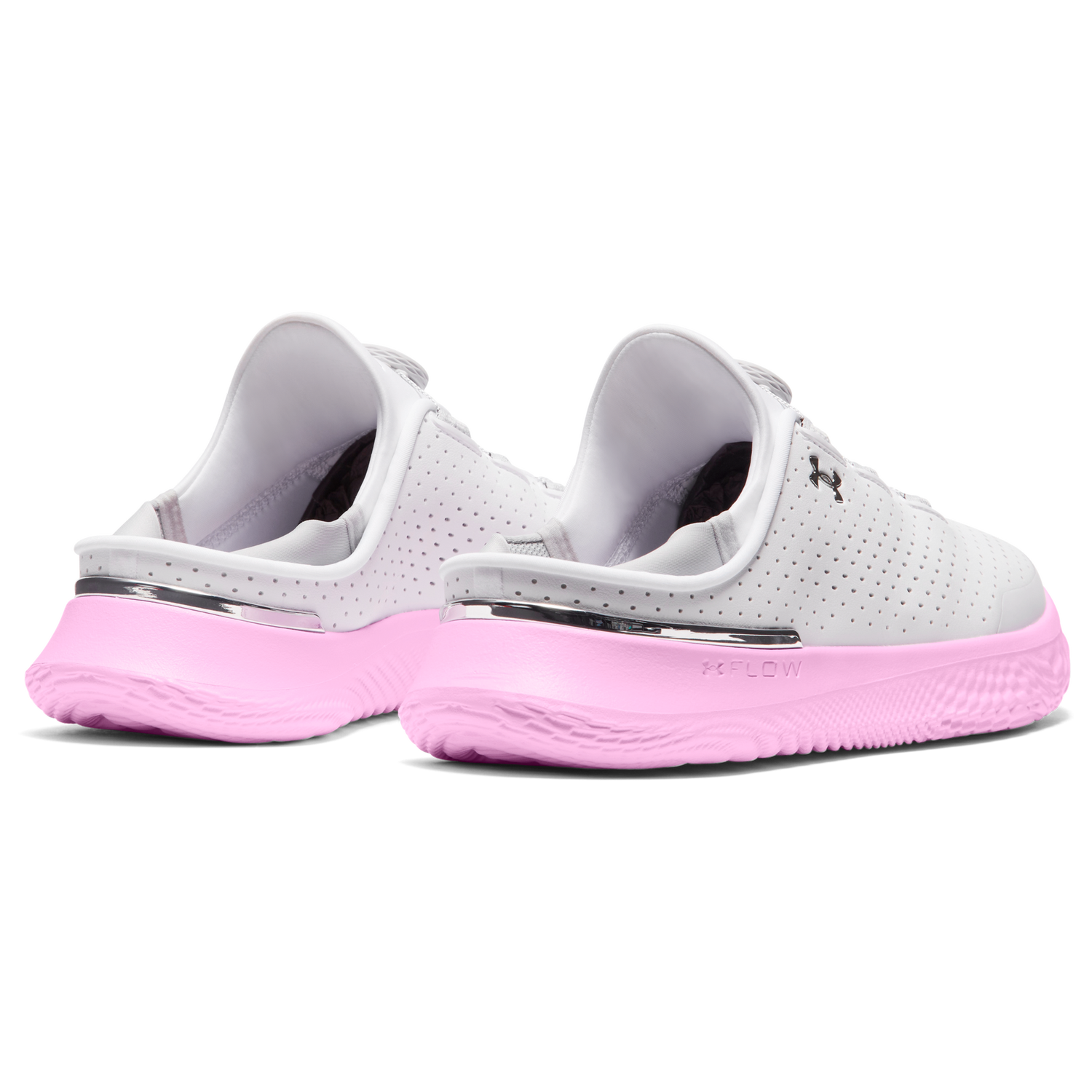 Under Armour Slipspeed Trainer - Men's - White/Stellar Pink/Metallic Silver