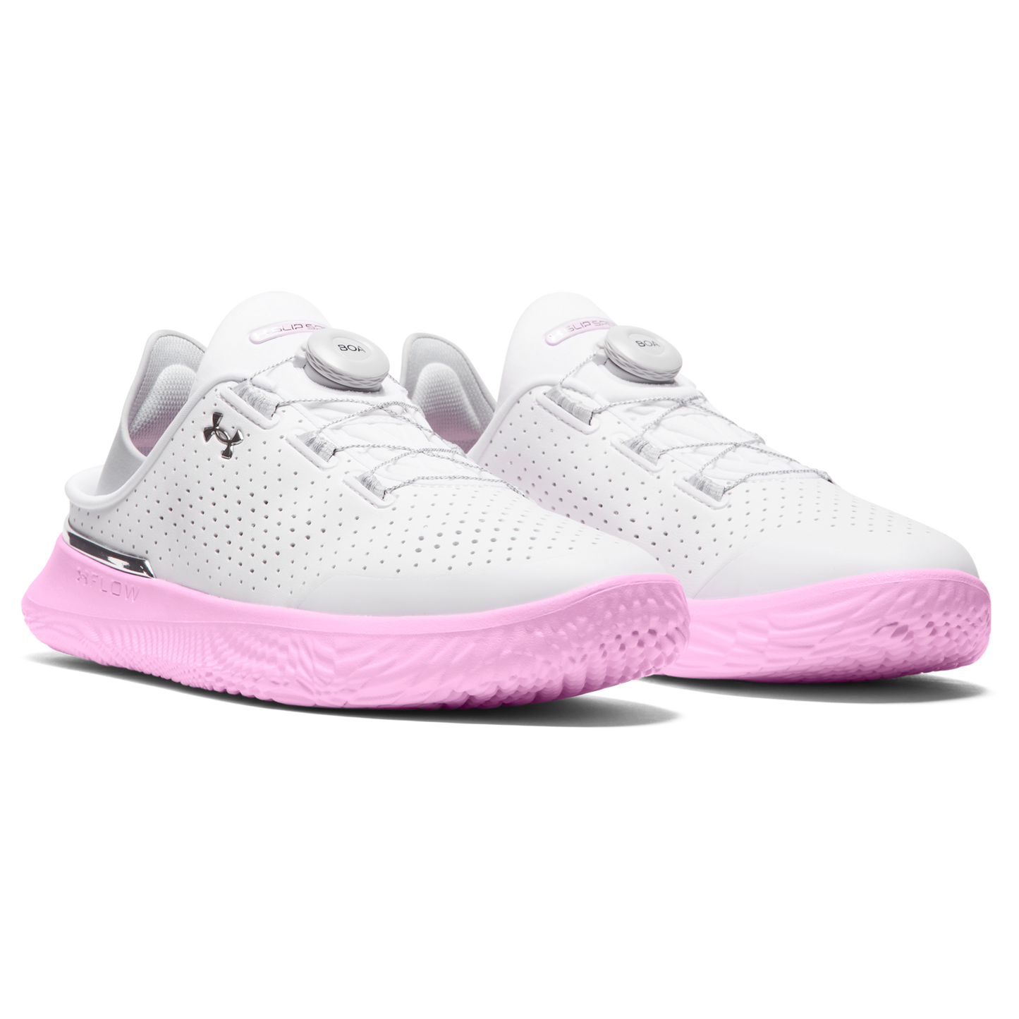 Under Armour Slipspeed Trainer - Men's - White/Stellar Pink/Metallic Silver