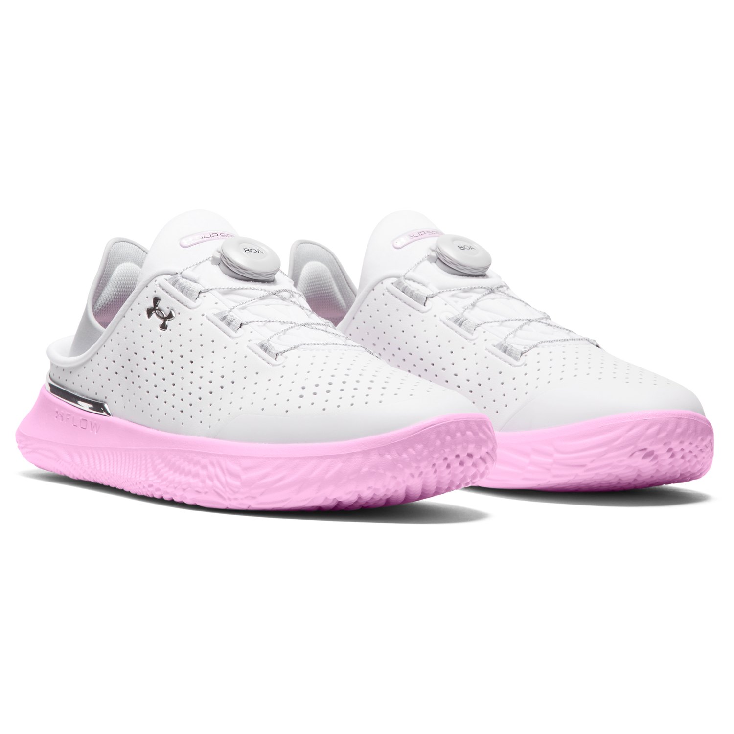 Under Armour Slipspeed Trainer - Men's - White/Stellar Pink/Metallic Silver