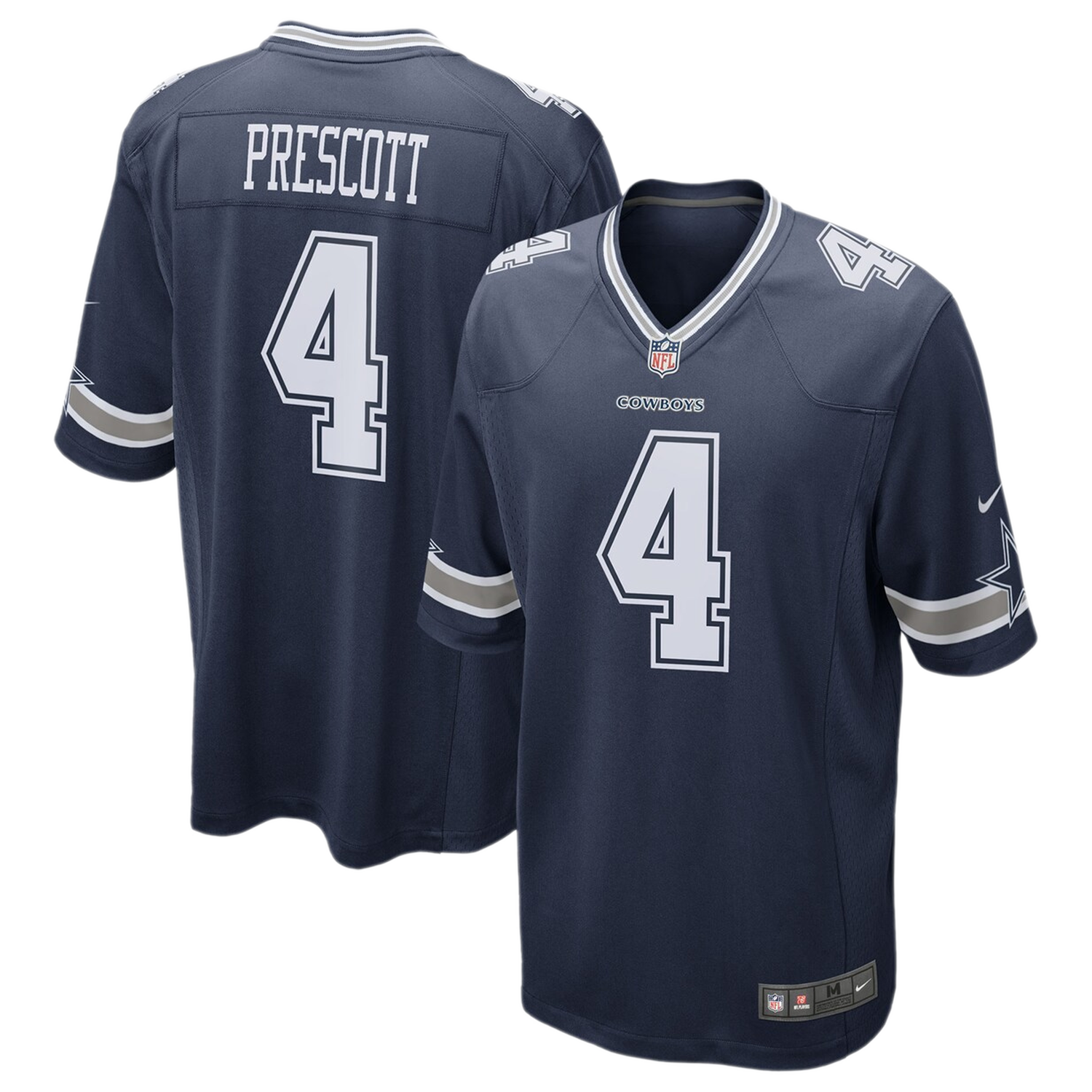 Nike NFL Cowboys Game Day Jersey - Men's - Navy/Navy