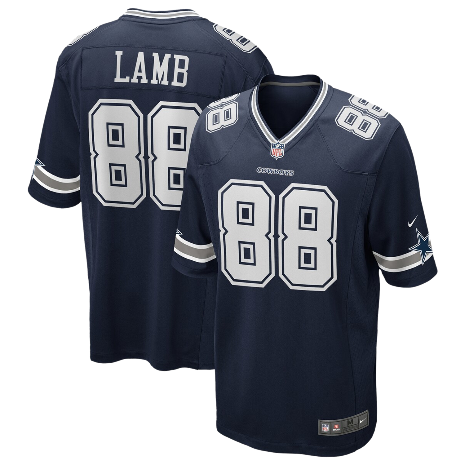 Nike NFL Cowboys Game Day Jersey - Men's - Navy/Navy (2710205)