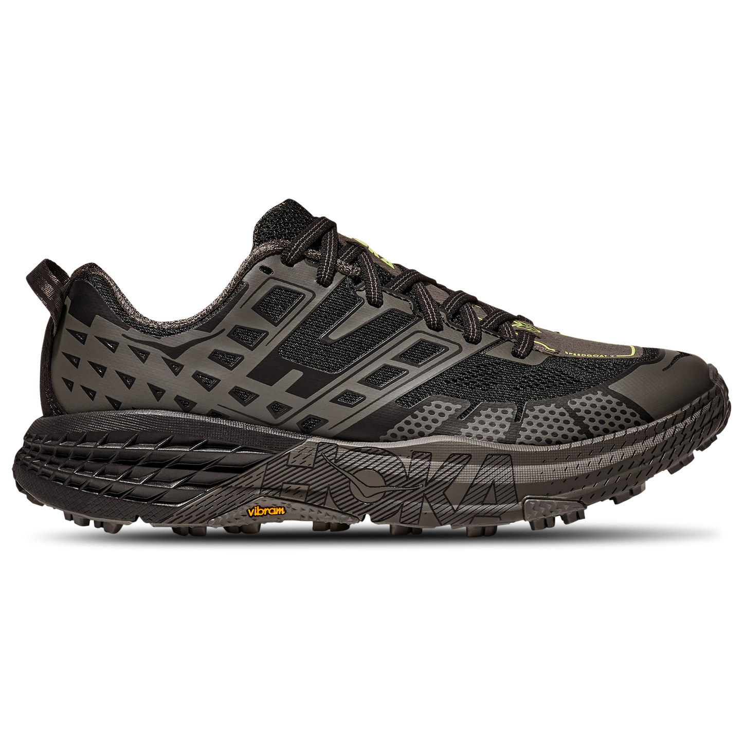 HOKA Speedgoat 2 - Men's - Black/Brown