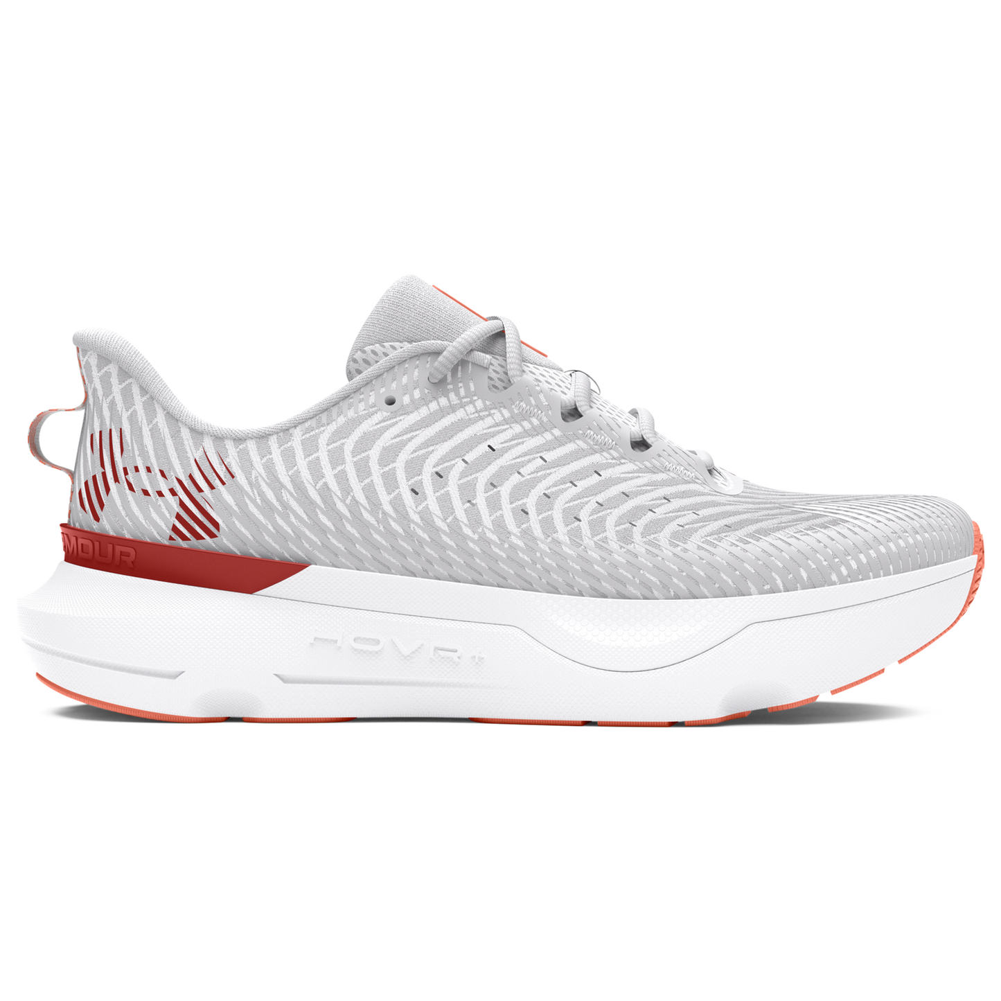Under Armour Infinite Pro - Men's - White/Halo Grey/Earthen Orange