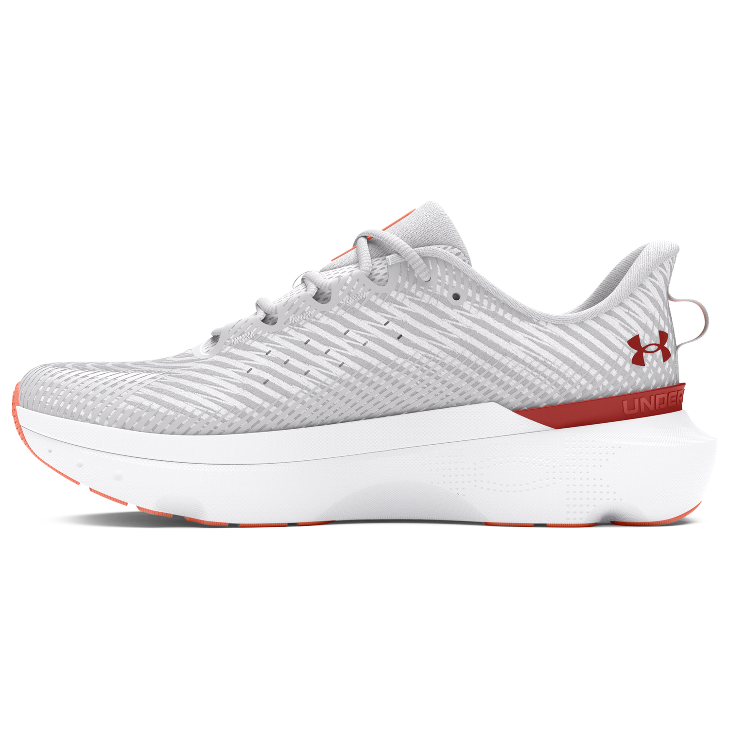 Under Armour Infinite Pro - Men's - White/Halo Grey/Earthen Orange