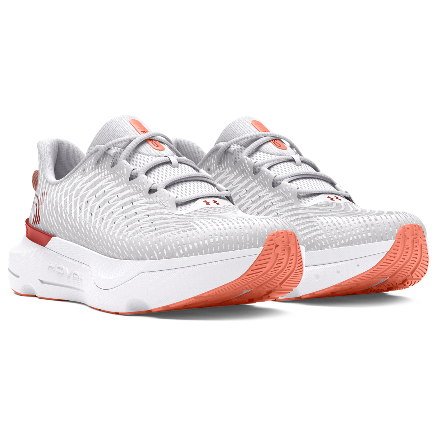 Under Armour Infinite Pro - Men's - White/Halo Grey/Earthen Orange