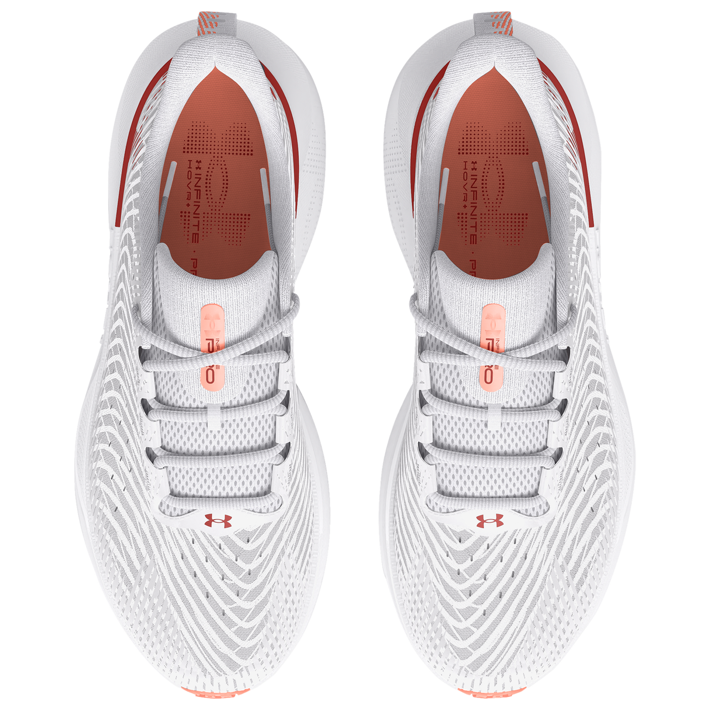 Under Armour Infinite Pro - Men's - White/Halo Grey/Earthen Orange