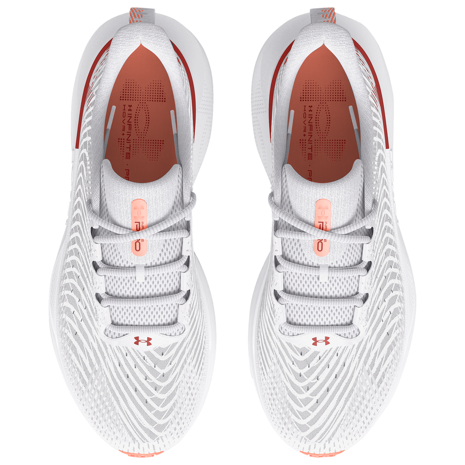 Under Armour Infinite Pro - Men's - White/Halo Grey/Earthen Orange