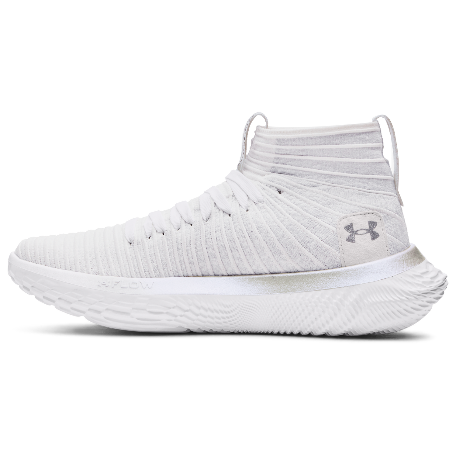 Under Armour Flow Futr X Elite VVS - Men's - White/Distant Gray/ Metallic Silver