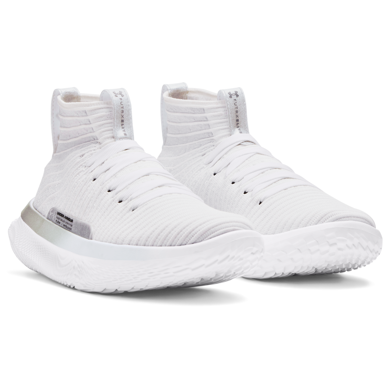 Under Armour Flow Futr X Elite VVS - Men's - White/Distant Gray/ Metallic Silver