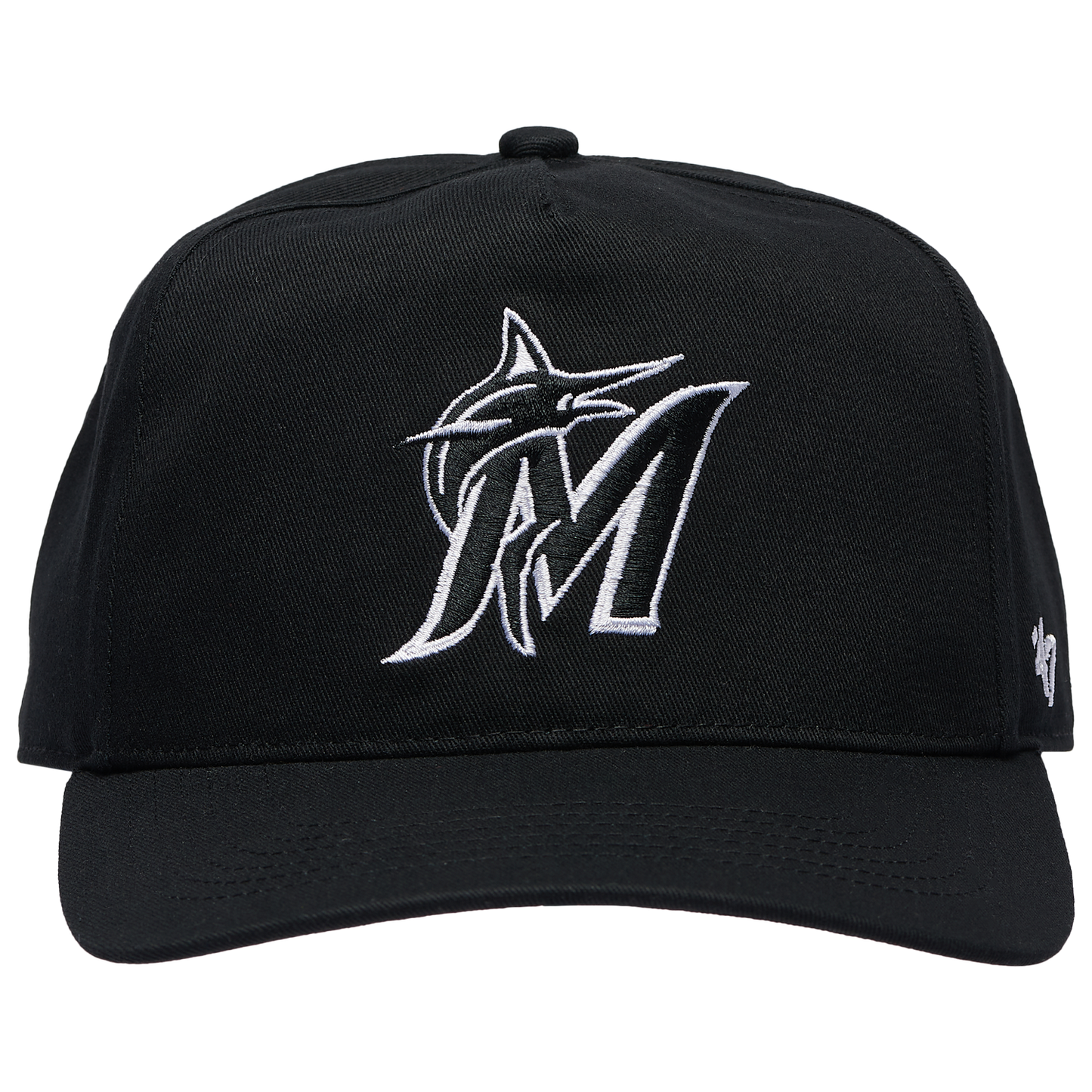 47 Brand Marlins Hitch Cap - Men's - Black/White