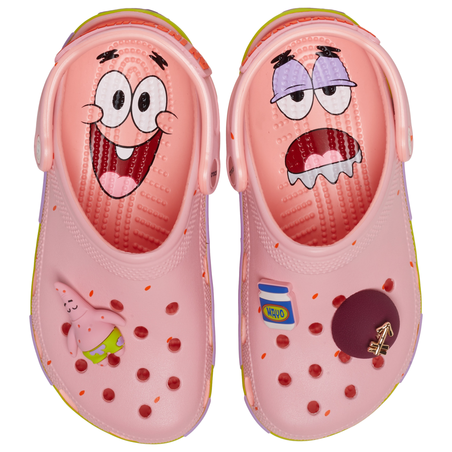 Crocs Spongebob Patrick Classic Clogs - Men's - Pink/Green