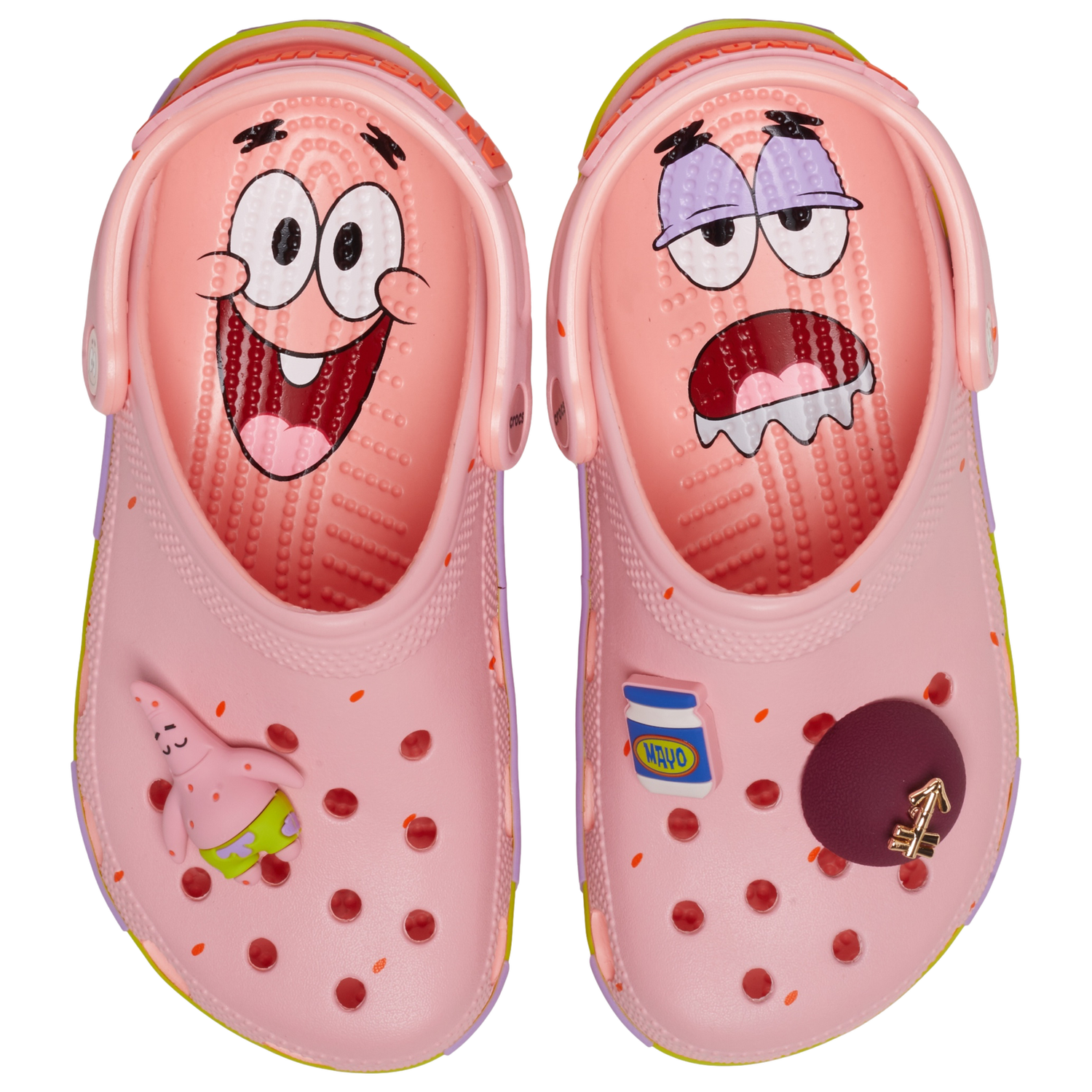 Crocs Spongebob Patrick Classic Clogs - Men's - Pink/Green