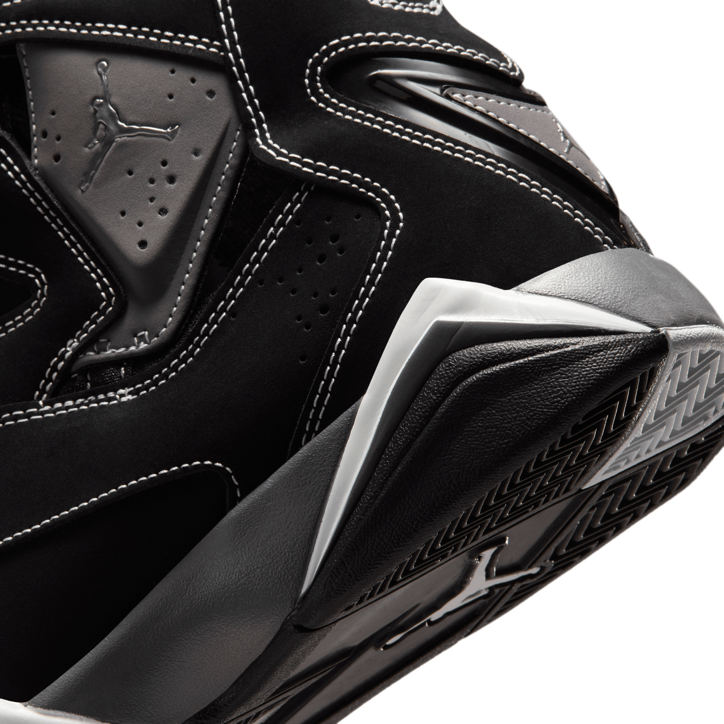 Jordan True Flight - Men's - Black/Metallic Silver