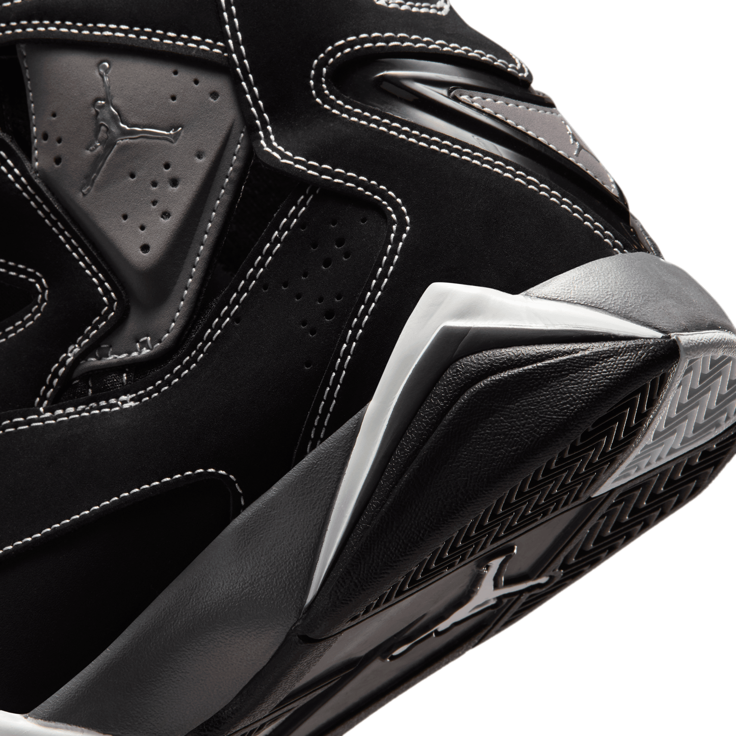 Jordan True Flight - Men's - Black/Metallic Silver
