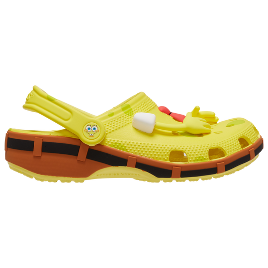 Crocs Spongebob Classic Clogs - Men's - Brown/Yellow/Red