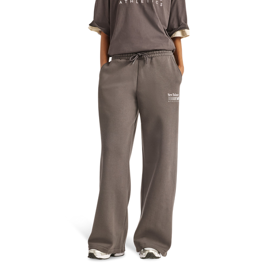 New Balance Trackside Fleece Pants - Women's - Black Cement